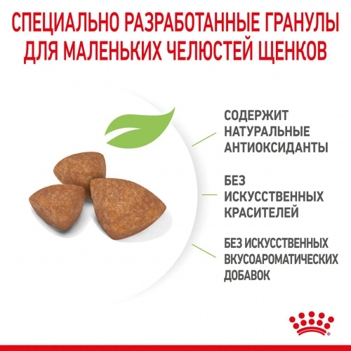 Корм Royal Canin X-Small Puppy для щенков миниатюрных пород 2-10 мес., 1.5 кг