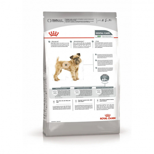 Корм Royal Canin Mini Dental Care для собак малых пород (до 10 кг) с повышенной чувствительностью зубов, 1 кг