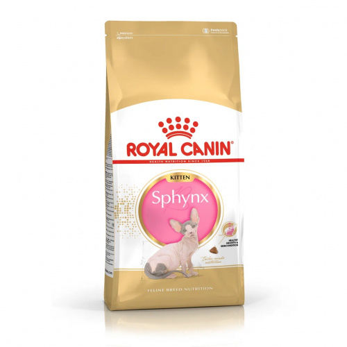 Корм Royal Canin Sphynx KITTEN для КОТЯТ породы Сфинкс 4-12 мес., 2 кг