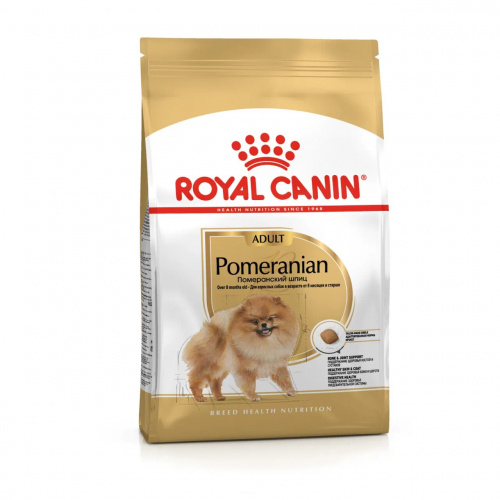 Корм Royal Canin Pomeranian Adult для Померанского Шпица старше 8 мес., 1.5 кг