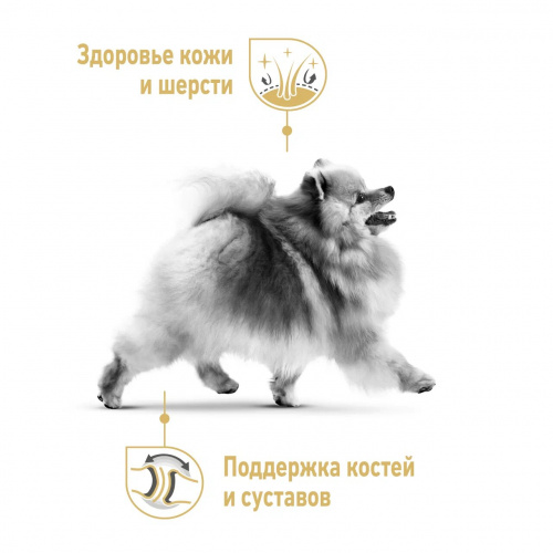 Корм Royal Canin Pomeranian Adult для Померанского Шпица старше 8 мес., 1.5 кг