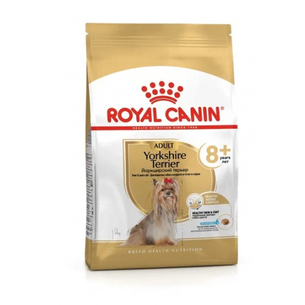 Корм Royal Canin Yorkshire Terrier Adult для йоркширского терьера старше 8 лет, 500 г