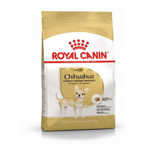 Корм Royal Canin Chihuahua Adult для чихуахуа старше 8 мес., 1.5 кг