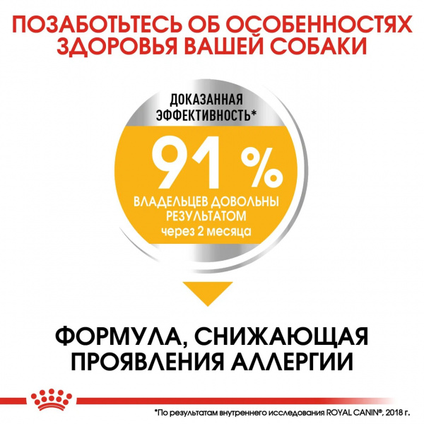 Корм Royal Canin Maxi Dermacomfort для собак крупных пород (26-44 кг) с раздраженной и зудящей кожей, 10 кг