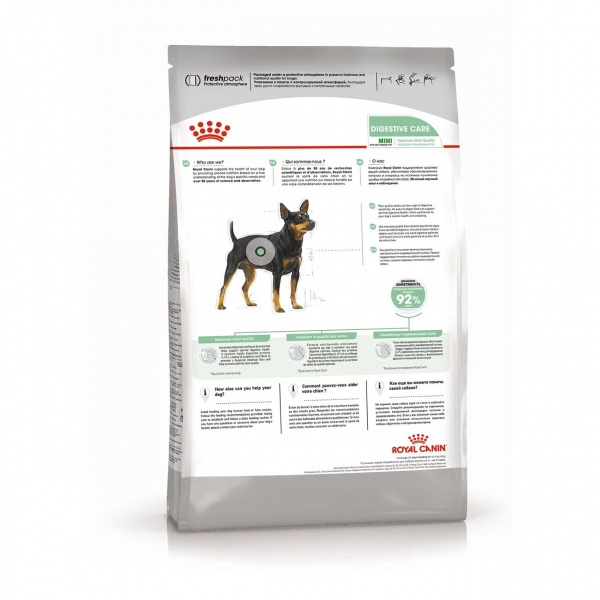 Корм Royal Canin Mini Digestive Care для собак малых пород (до 10 кг) при расстройствах пищеварения, 1 кг