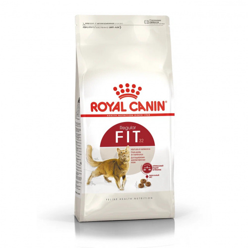 Корм Royal Canin Fit для взрослых кошек 1-7 лет, 400 г