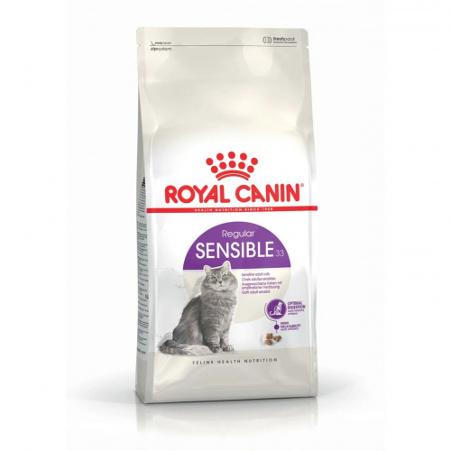 Корм Royal Canin Sensible для кошек с чувствительным пищеварением 1-7 лет, 1.2 кг