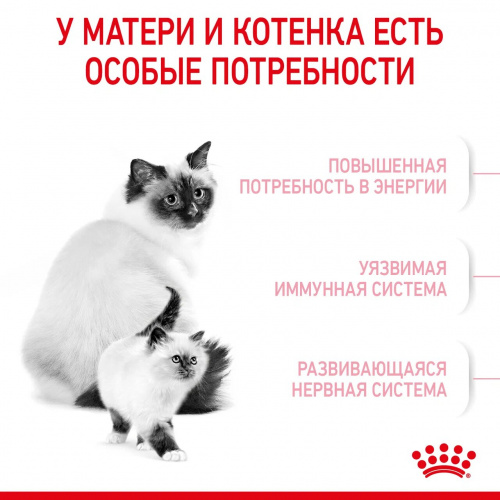 Корм Royal Canin Mother and Babycat для котят от 1 до 4 мес. и беременных/кормящих кошек, 4 кг