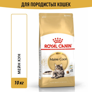 Корм Royal Canin Maine Coon Adult для породы мейн кун старше 15 мес., 10 кг