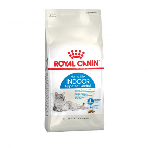 Корм Royal Canin Indoor Appetite Control для домашних кошек, контроль выпрашивания корма, 2 кг