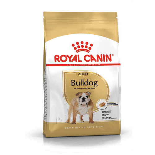 Корм Royal Canin Bulldog Adult для взрослого английского бульдога с 12 мес., 12 кг