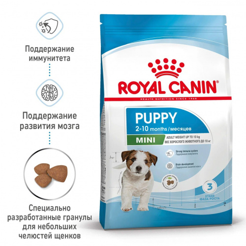 Корм Royal Canin Mini Puppy для щенков малых пород 2-10 мес., 4 кг