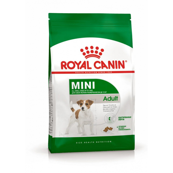 Корм Royal Canin Mini Adult для собак малых пород (до 10 кг), 10 мес. - 8 лет, 2 кг