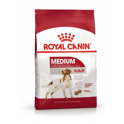 Корм Royal Canin Medium Adult для собак средних пород (11-25 кг), 1-7 лет, 15 кг