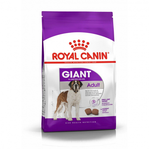 Корм Royal Canin Giant Adult для гигантских пород (более 45 кг), cтарше 18 мес., 15 кг