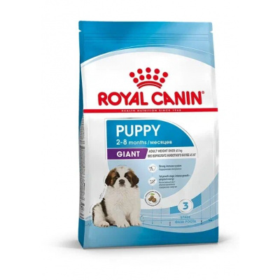 Корм Royal Canin Giant PUPPY для щенков гигантских пород 2-8 мес., 15 кг