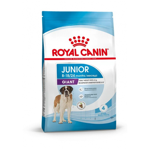 Корм Royal Canin Giant JUNIOR для щенков гигантских пород 8-24 мес., 15 кг