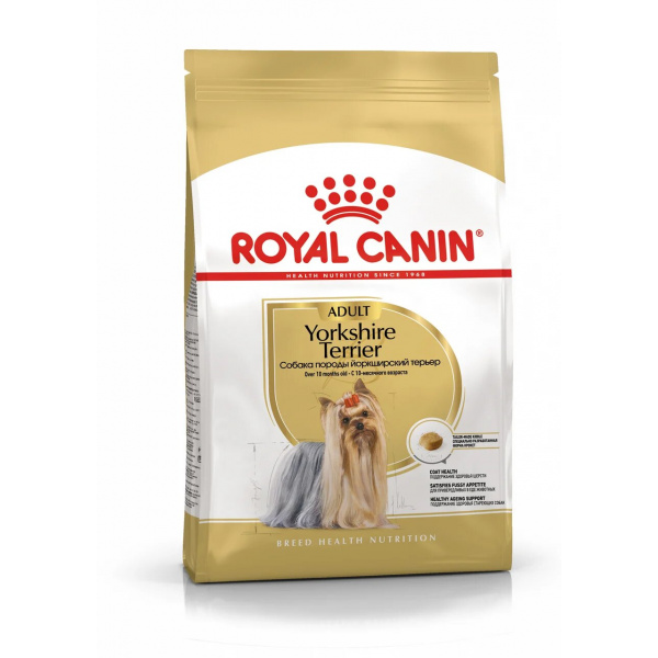 Корм Royal Canin Yorkshire Terrier Adult для йоркширского терьера старше 10 мес., 1.5 кг