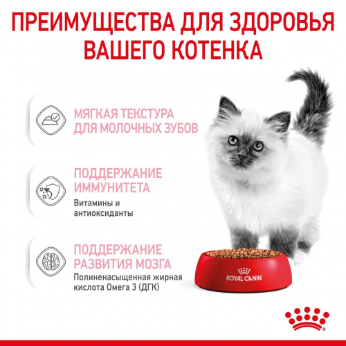 Корм Royal Canin Kitten (в соусе) для котят от 4 до 12 мес., 85 г