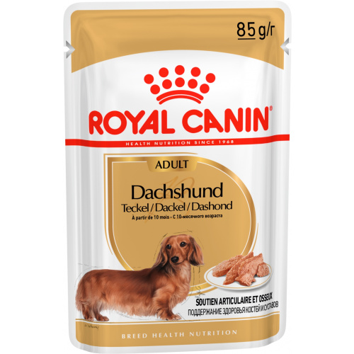 Корм Royal Canin Dachshund Adult (паштет) для таксы старше 10 мес., 85 г