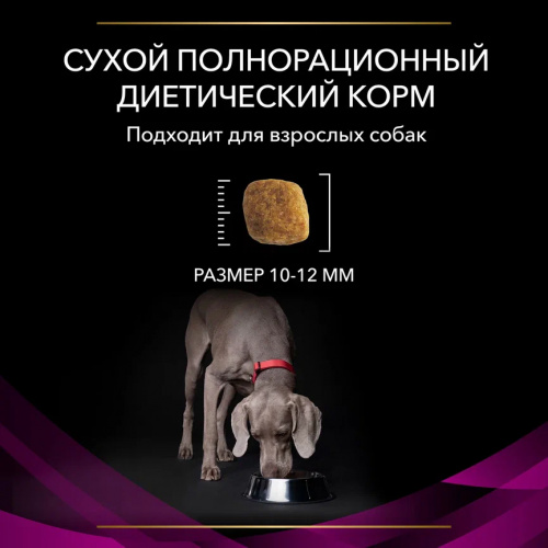 VETERINARY DIETS UR Urinary сухой корм для собак диетический PRO PLAN при болезнях нижних отделов мочевыводящих путей, 3 кг