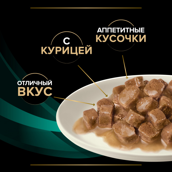 VETERINARY DIETS EN ST/OX Gastrointestinal влажный корм для котят и взрослых кошек диетический PRO PLAN при расстройствах пищеварения,  с курицей, 850 г