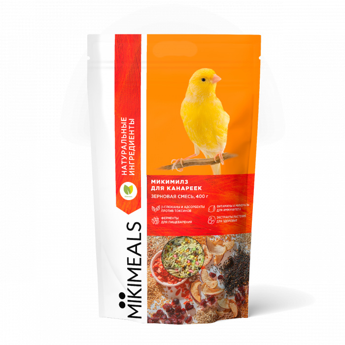 MIKIMEALS Корм для канареек 400