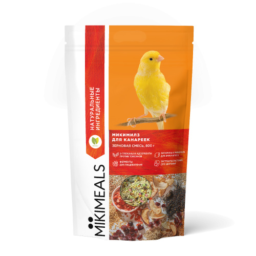 MIKIMEALS Корм для канареек 800