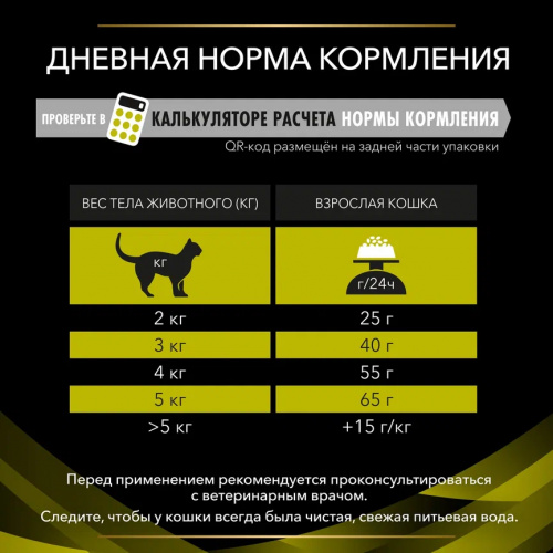 VETERINARY DIETS HP ST/OX Hepatic сухой корм для кошек диетический PRO PLAN при хронической печеночной недостаточности, 1.5 кг