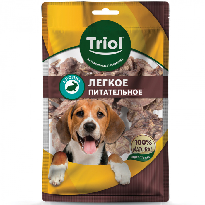 Легкое кроличье питательное для собак, 40г, Triol