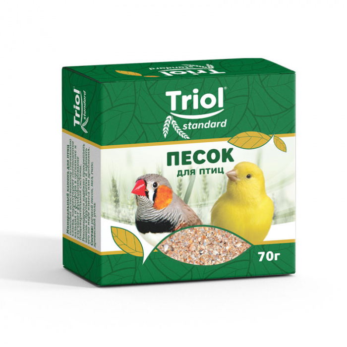 Песок-минеральная подкормка для птиц, 70г, Triol Standard