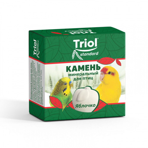 Камень минеральный для птиц "Яблочко", 30г, Triol Standard