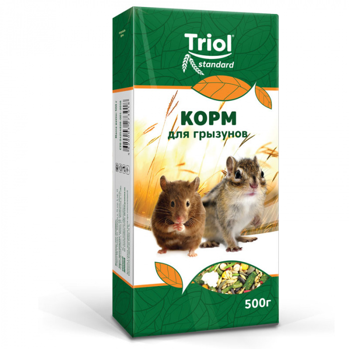 Корм для грызунов, 500г, Тriol Standard