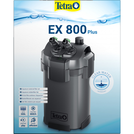 Фильтр для аквариума внешний Tetra EX 800 Plus (100-300л, 800л/ч, 10.5Вт)