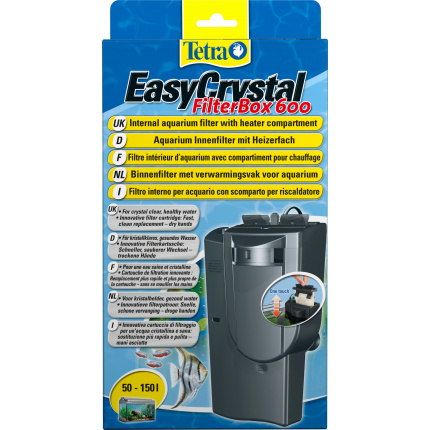 Фильтр для аквариума внутренний Tetra EasyCrystal FilterBox 600 (50-150л, 600л/ч, 7.5Вт)