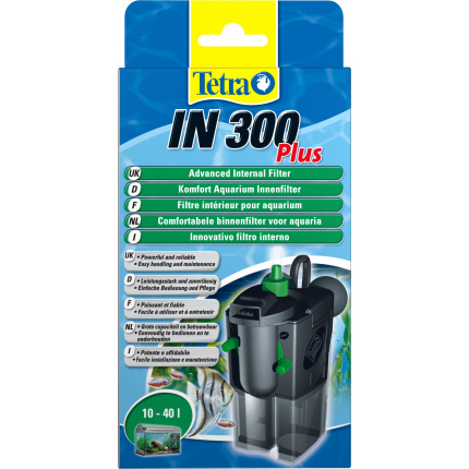 Фильтр для аквариума внутренний Tetra IN 300 Plus (10-40л, 300л/ч, 5Вт)