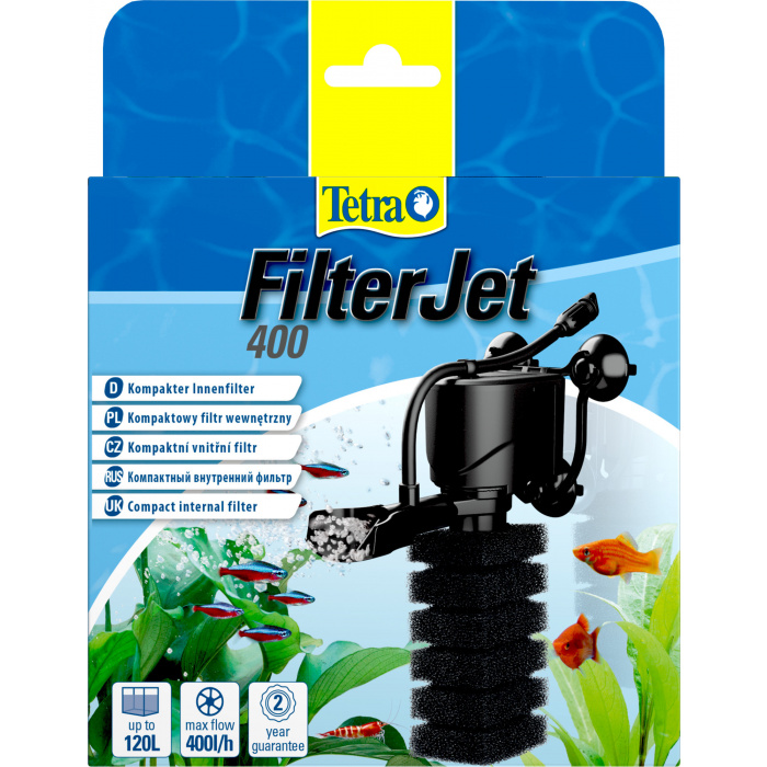 Фильтр для аквариума внутренний Tetra FilterJet 400 (50-120л, 400л/ч, 4Вт)