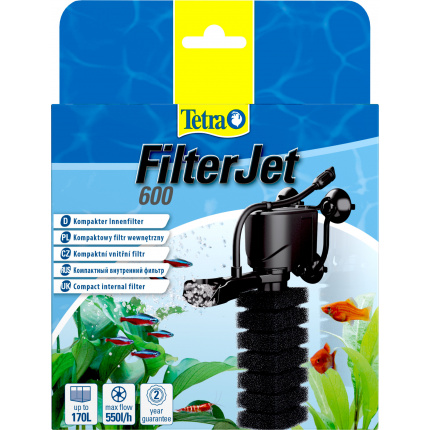 Фильтр для аквариума внутренний Tetra FilterJet 600 (120-170л, 550л/ч, 6Вт)