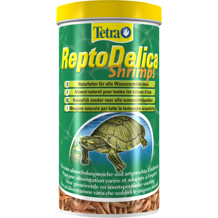 Лакомство для рептилий Tetra ReptoDelica Shrimps 1л (креветки)