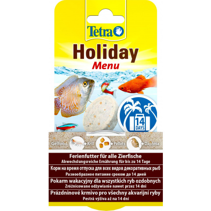 Корм для рыб  Tetra Holiday Menu 30г (блок желе)