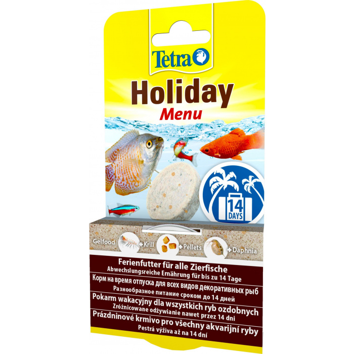 Корм для рыб  Tetra Holiday Menu 30г (блок желе)