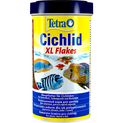 Корм для рыб  Tetra Cichlid Flakes XL 500мл (хлопья крупные)