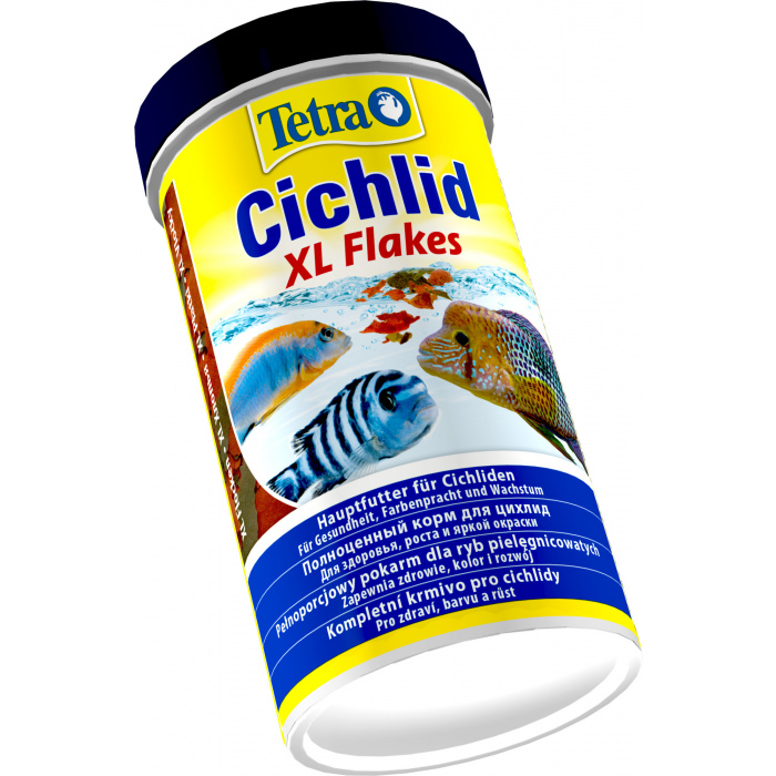 Корм для рыб  Tetra Cichlid Flakes XL 500мл (хлопья крупные)