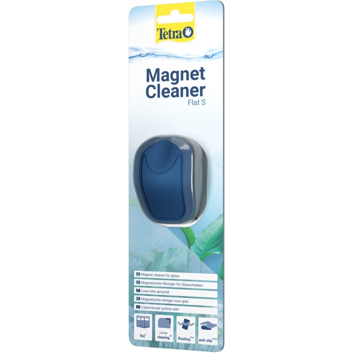 Стеклоочиститель магнитный Tetra Magnet Cleaner Flat S для аквариума с толщиной стекла до 4мм