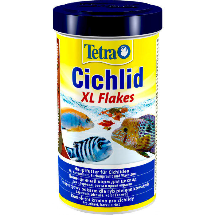 Корм для рыб  Tetra Cichlid Flakes XL 500мл (хлопья крупные)