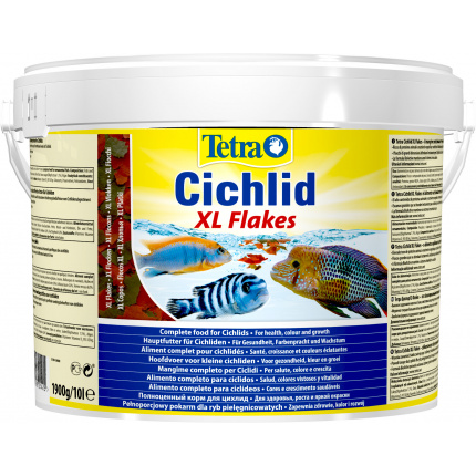 Корм для рыб  Tetra Cichlid Flakes XL 10л (хлопья крупные)