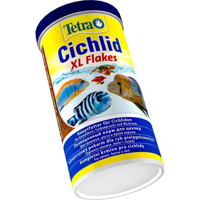 Корм для рыб  Tetra Cichlid Flakes XL 1л (хлопья крупные)