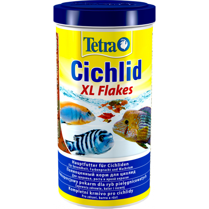 Корм для рыб  Tetra Cichlid Flakes XL 1л (хлопья крупные)