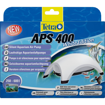 Компрессор для аквариума Tetra APS 400 (250-600л, 400л/ч, 4.5Вт, 2 канала, регулируемый), белый