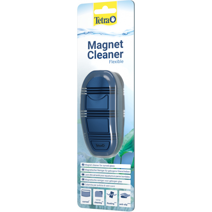 Стеклоочиститель магнитный Tetra Magnet Cleaner Flexible для панорамного аквариума с толщиной стекла до 8мм